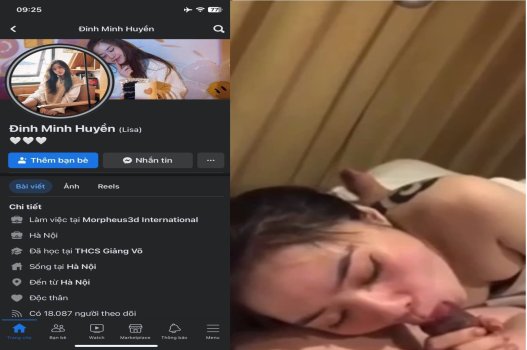 BJ Đinh Thị Minh Huyền sướng tột đỉnh