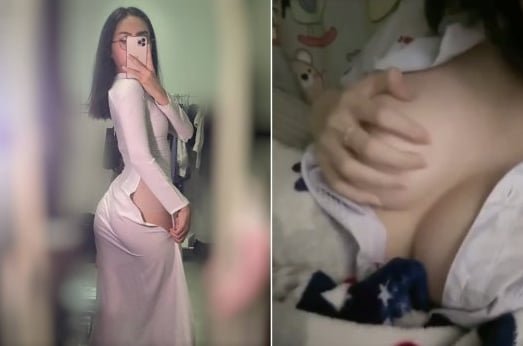 Học sinh mông cong yêu thích tư thế doggy